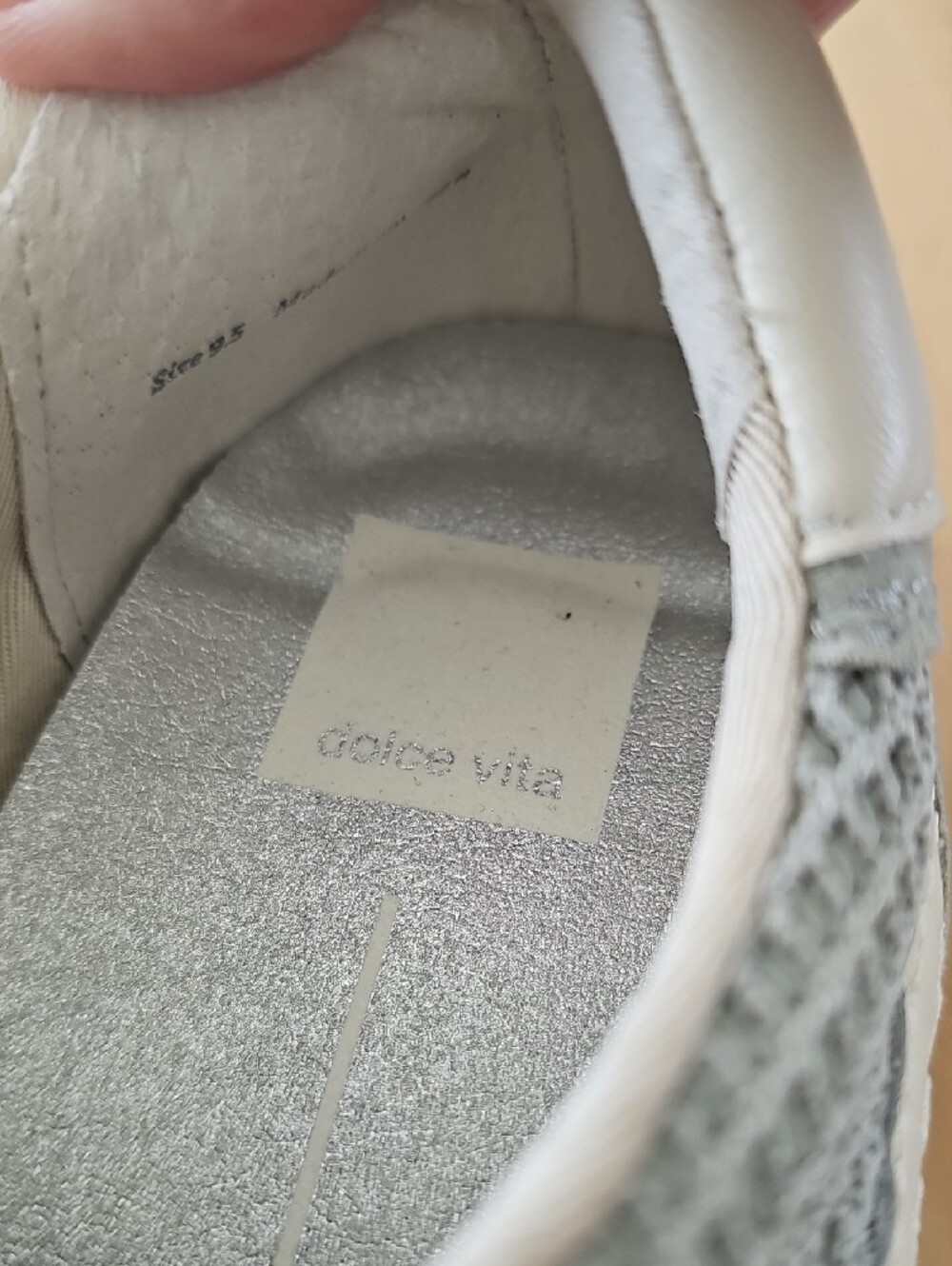 Women’s Dolce Vita - B.ntcd Mesh Sneakers in Sage Green - Picture 8 of 8